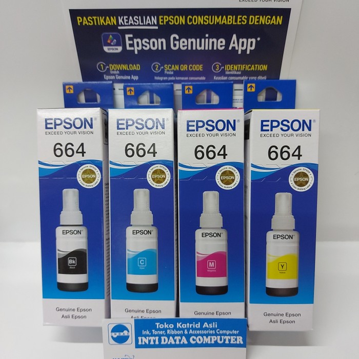 Lọ Mực T6Etfe4E Epson T 664 Bk C M Y / Color 100% - Blue E57Dtgfe