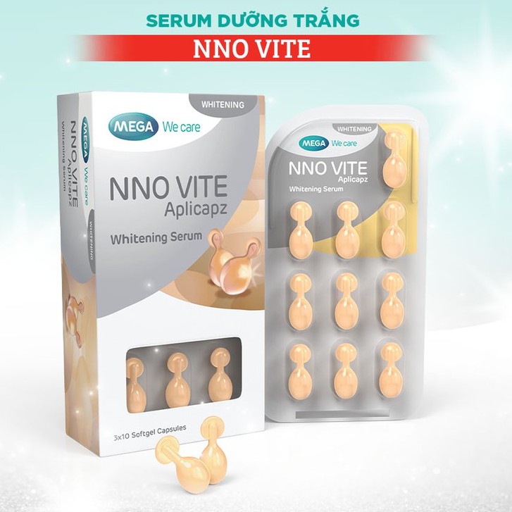 Serum NNO VITE dưỡng trắng da,mờ thâm- hộp 30 viên