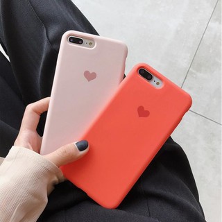 Ốp lưng iphone CHỐNG BẨN LOGO TIM (HỞ VIỀN) - AN608