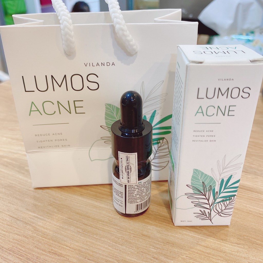 Serum Giảm Thâm Mụn Lumos Acne USA 5ml - Hàng Cao Cấp 100% Thiên Nhiên