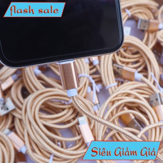 ( Flash Sale ) Dây Cáp Sạc iphone Bọc Dù Siêu Bền