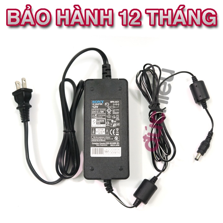 Nguồn adapter 12V 5A dùng cho camera, đèn LED, sạc - Đức Hiếu Shop