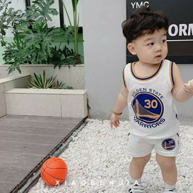 Bộ thể thao ba lỗ bé trai