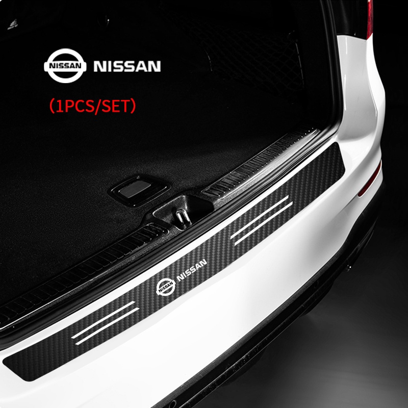1 Miếng Dán In Logo Bằng Sợi Carbon Trang Trí Xe Hơi Nissan Juke Tiida Teana GTR 350Z 370Z 240SX
