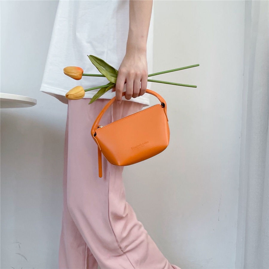 Túi Đựng Điện Thoại / Mỹ Phẩm Mini Màu Sắc Ngọt Ngào Phong Cách Phương Tây