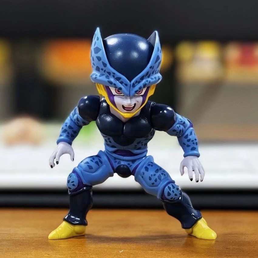 Mô hình đồ chơi Cell kid, sên bọ hung nhỏ con xanh dương Sharu - Dragon Ball
