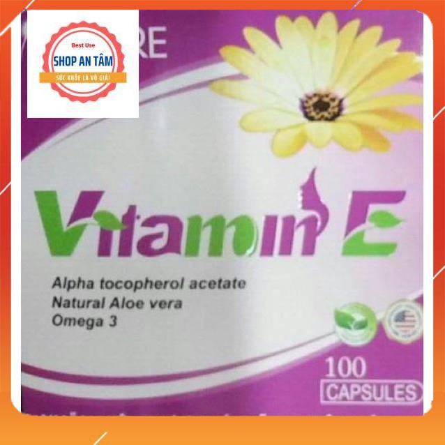 Viên Uống Vitamin E hoa cúc đẹp da, chống lão hoá, làm mịn và sáng da | BigBuy360 - bigbuy360.vn