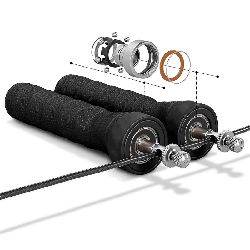 Dây Nhảy Sợi Thép Tự Khóa Tốc Độ Cao Có Thể Điều Chỉnh Độ Dài