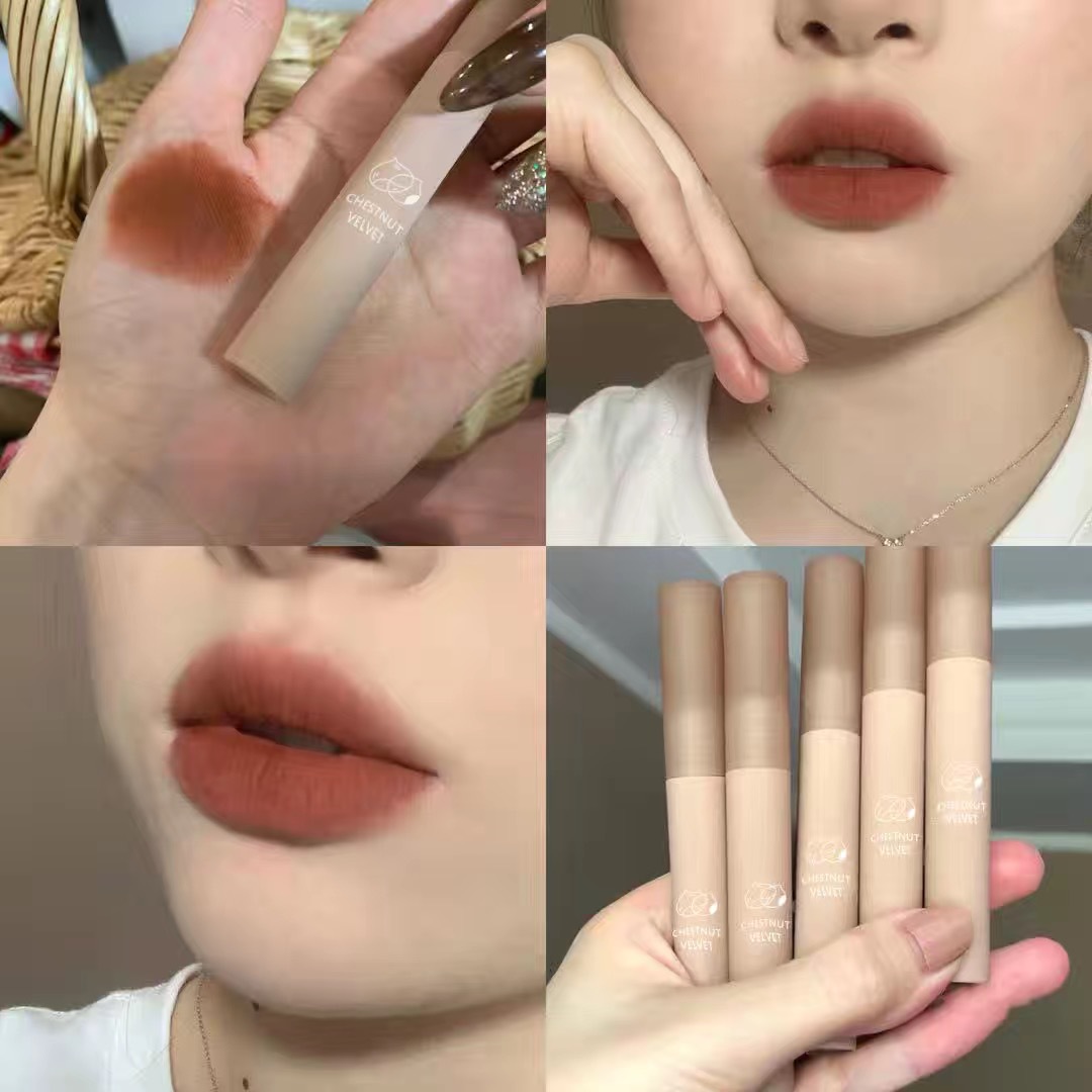 DAIMANPU Matte Lipstick Waterproof Lip Glaze Long-lasting Lip Mud