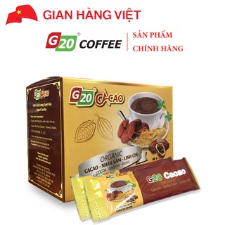 Ca Cao Nhân Sâm Linh Chi G20 Coffee 225 Gram - Hàng Chính Hãng