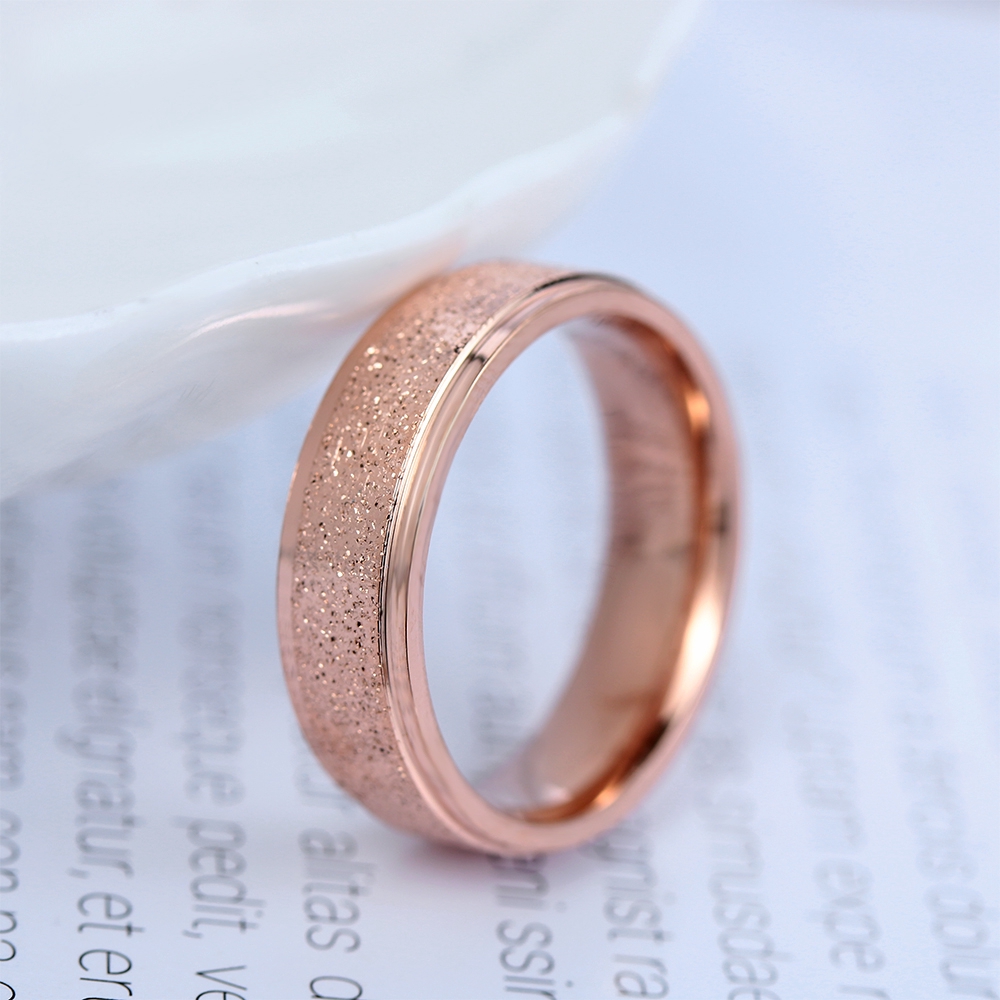 Nhẫn Cưới Nam Nữ Đính Đá Đơn Giản 2/4/6mm