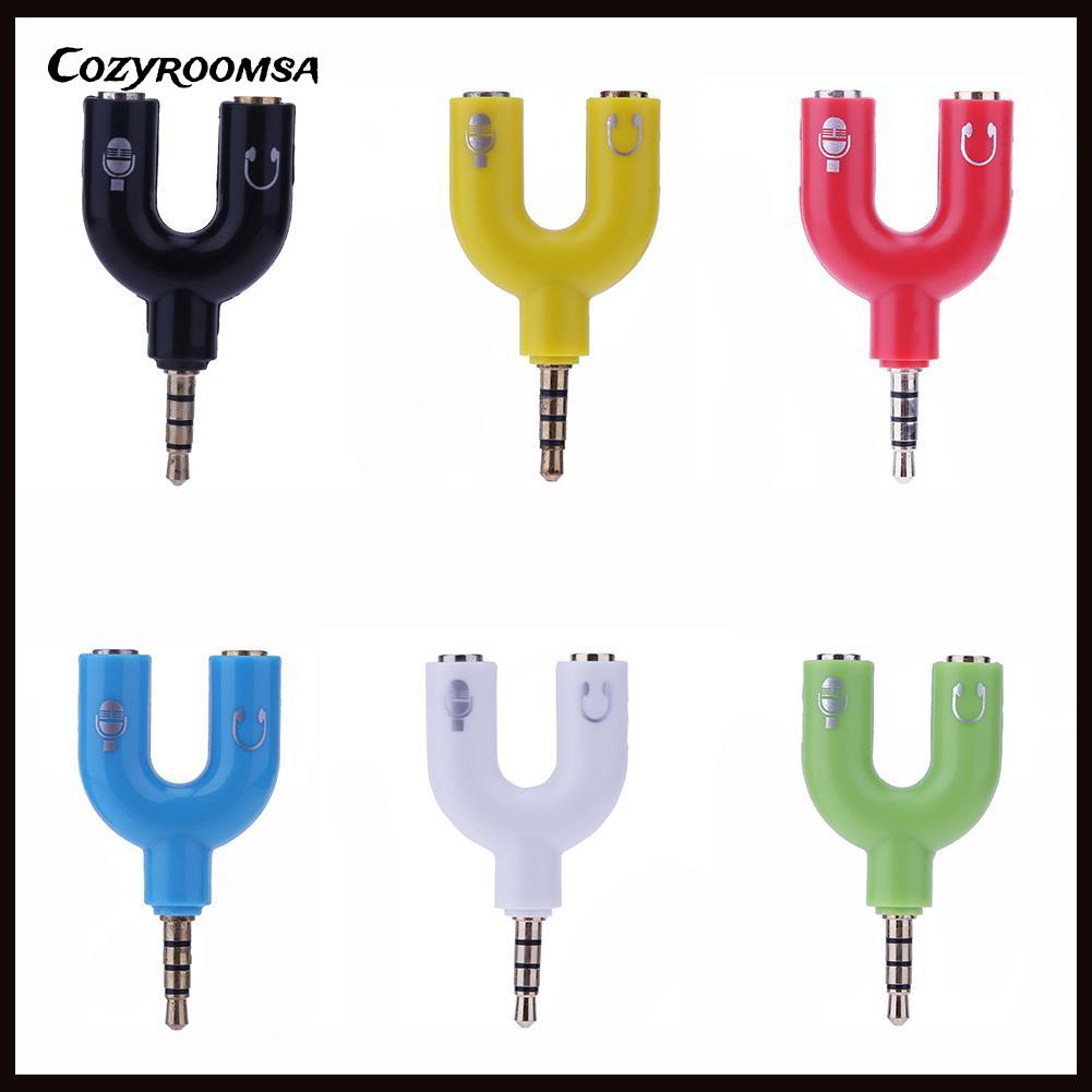 Bộ chia 2 cổng âm thanh tiện dụng với giắc cắm 3.5mm