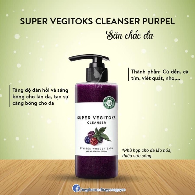 SỬA RỬA MẶT RAU CỦ SUPER VEGITOK CLEANSER