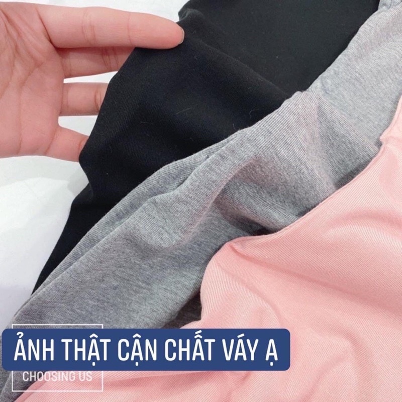 Đầm polo suông chất cotton (FREESHIP), váy dáng suông basic 2021 đen,xám,hồng