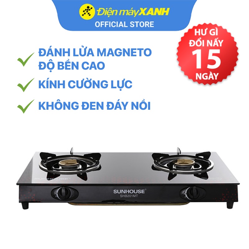 Bếp ga đôi Sunhouse SHB 201MT