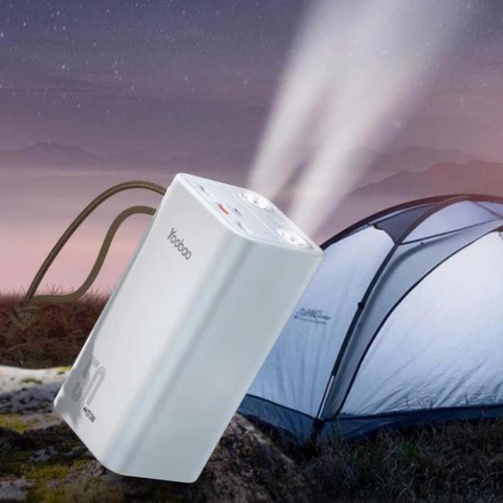 Pin sạc dự phòng YOOBAO H5/L50 dung lượng 50000 mAh, tích hợp đèn pin siêu sáng, hỗ trợ các giao thức sạc nhanh