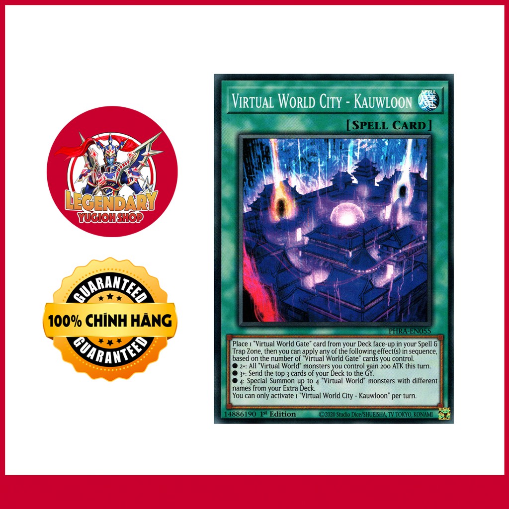 [EN-JP][Thẻ Bài Yugioh Chính Hãng] Virtual World City - Kauwloon