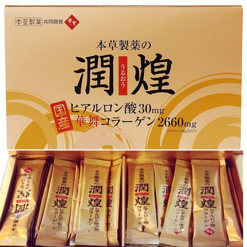 Gold Premium Hanamai Collagen Chiết Xuất Sụn Vi Cá Mập Nhật Bản Hộp 60 gói