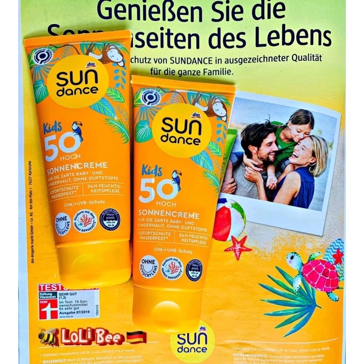 KEM CHỐNG NẮNG SUN DANCE KIDS SPF 50
