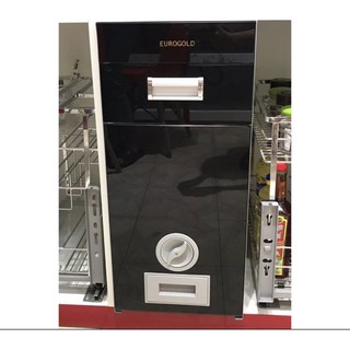 Thùng Đựng Gạo Mặt Gương Kính Cường Lực C300 Màu Trắng, Đen, Bạc