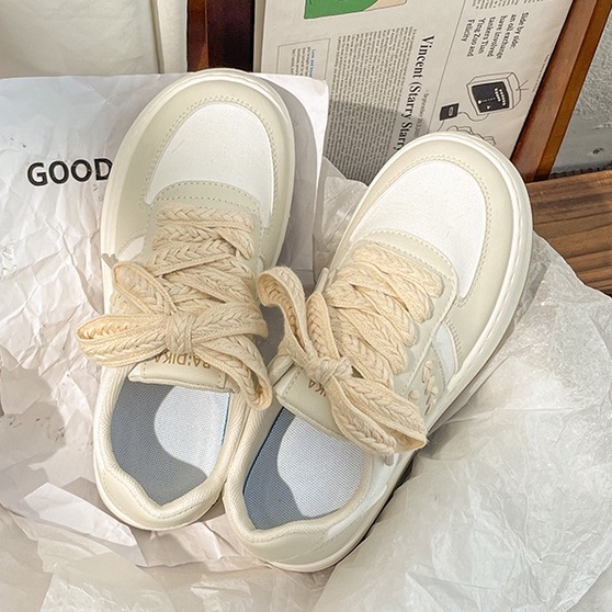 Giày thể thao nữ dễ thương hàng loại 1 đi học đi chơi phong cách Hàn Quốc đế độn 4cm, Giày nữ Ymishoes