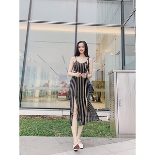 Maxi hở lưng khoét eo