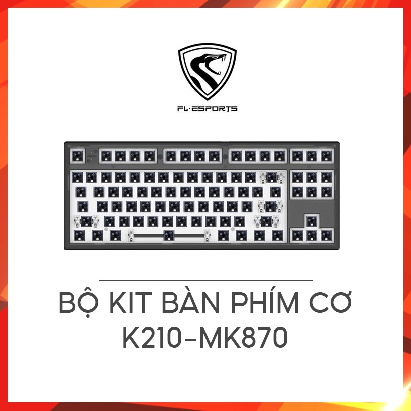 [Mã ELHAMS5 giảm 6% đơn 300K] Bộ Kit Bàn Phím Cơ K210 - MK870