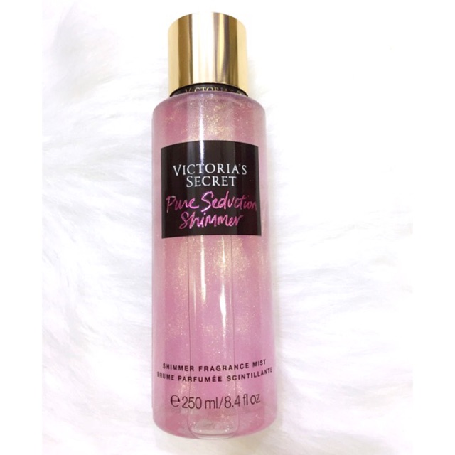 [Auth-bill mỹ] Xịt Thơm Nước Hoa Toàn Thân Có nhũ Victoria’s Secret Pure Seduction Shimmer Fragrance Mist (250ml)