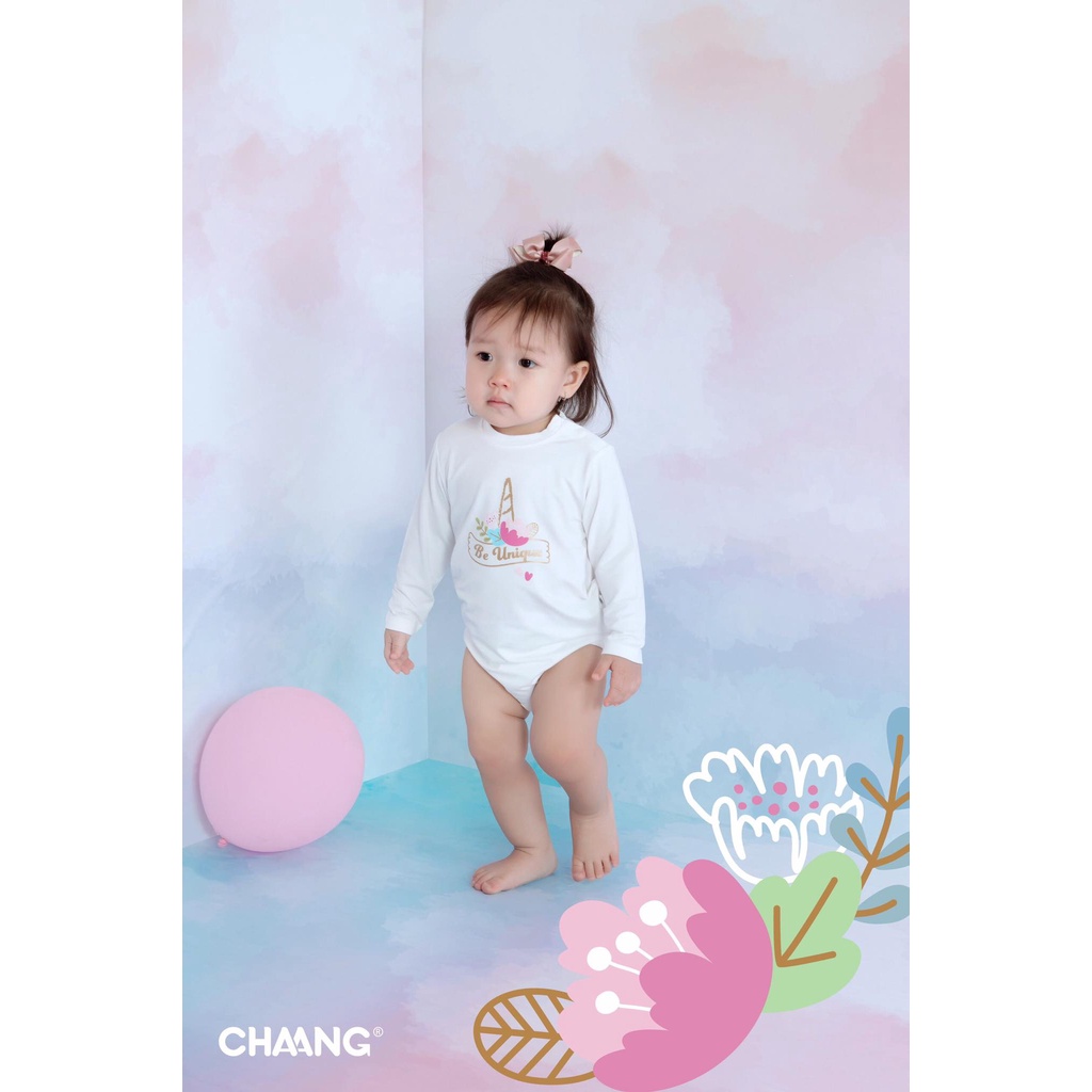 Bộ bodychip trẻ em dài tay cotton cao cấp Chaang
