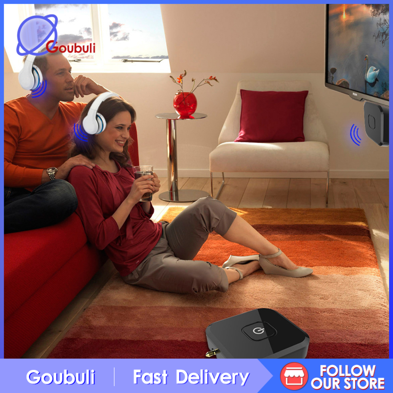 Bộ Chuyển Đổi Không Dây Bluetooth Màu Đen | BigBuy360 - bigbuy360.vn