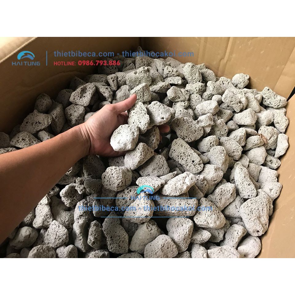 Gốm Lọc Cao Cấp Crystal Bio Đóng Túi 1Kg. Độ Rỗng Xốp Cao Và Nhẹ Lọc Nước Tốt Vi Sinh Trú Ngụ Và Sản Sinh Nhiều
