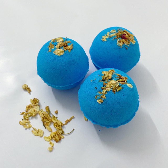 Bom tắm hoa lài (Jasmine Bath Bomb) Viên thả bồn