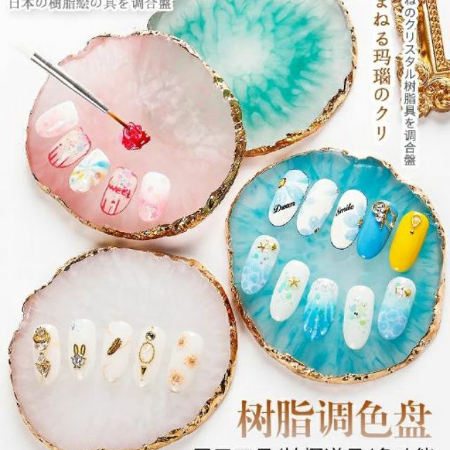 khay pha sơn đá chụp ảnh, tán bột vẽ , gel vẽ, pha màu - manh219