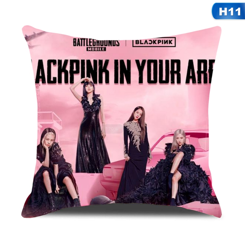 Vỏ Gối Đơn Mặt In Hình Blackpink Bằng Polyester