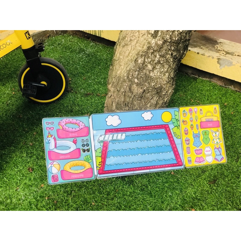 NGÔI NHÀ BÚP BÊ GIẤY ( BỂ BƠI MÙA HÈ)