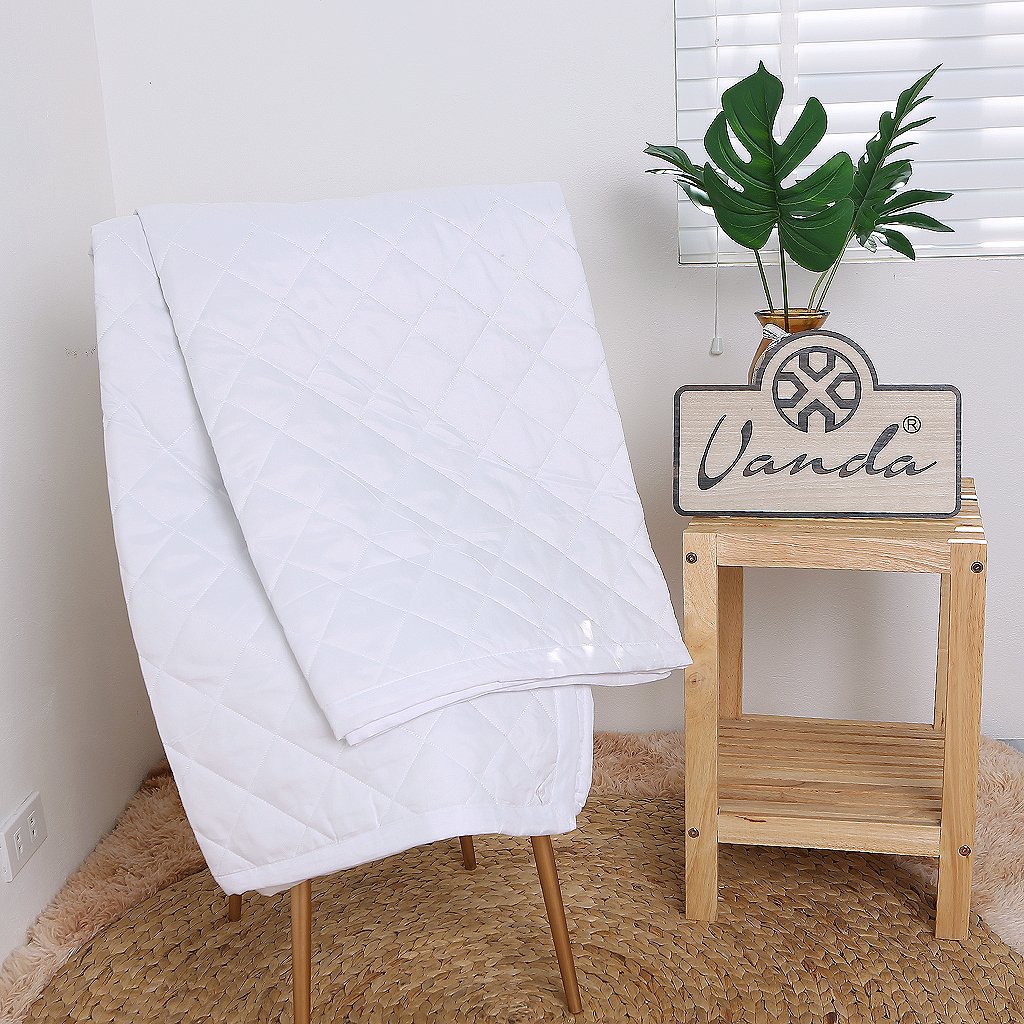 Ruột chăn hè bông tấm VANDA chất vải Cotton thông thoáng kích thước 2mx2m2