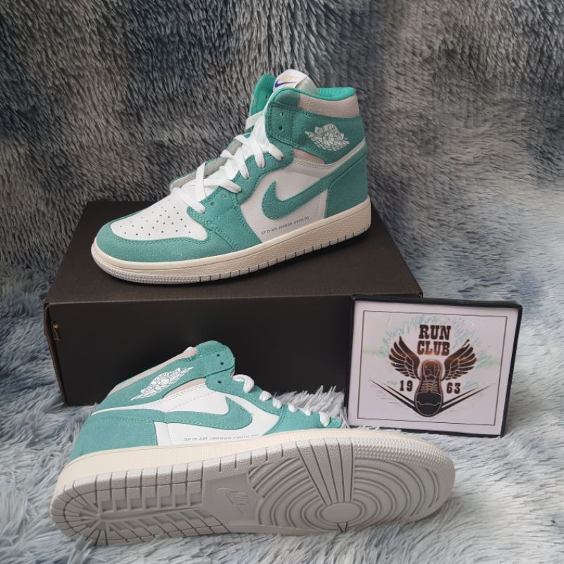 [Ảnh thật] giầy thể thao JORDAN 1 Retro High Turbo green xanh ngọc thời trang | BigBuy360 - bigbuy360.vn