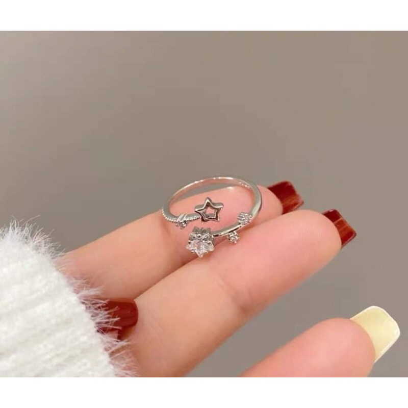 Nhẫn nữ, nhẫn mở hình ngôi sao
