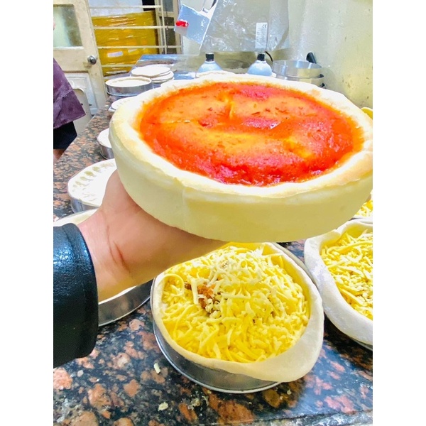 PIzza CHICAGO nhân nhồi gấp 3 lần phomai
