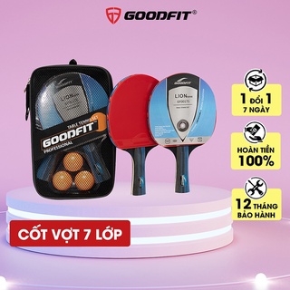 Bộ 2 vợt bóng bàn tặng kèm 3 bóng GoodFit GF001TS - Lema Sport