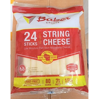 [Túi 672g (24 que x 28g)] PHÔ MAI QUE [USA] BAKER Mozzarella String Cheese (nw0)