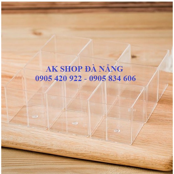 SET 10 CỐC MOUSSE VUÔNG 4245