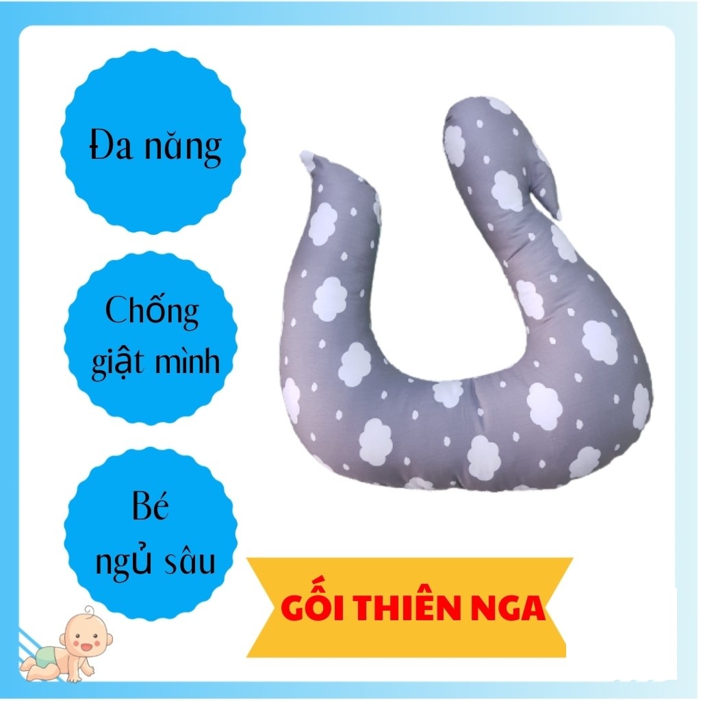 Gối đa năng thiên nga cho bé yêu