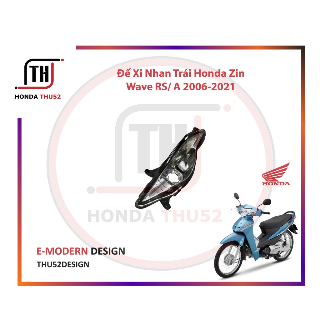 Nắp Chụp Chóa Đèn Xi Nhan Trước Wave RS Wave A 2006 -2021 Honda Zin