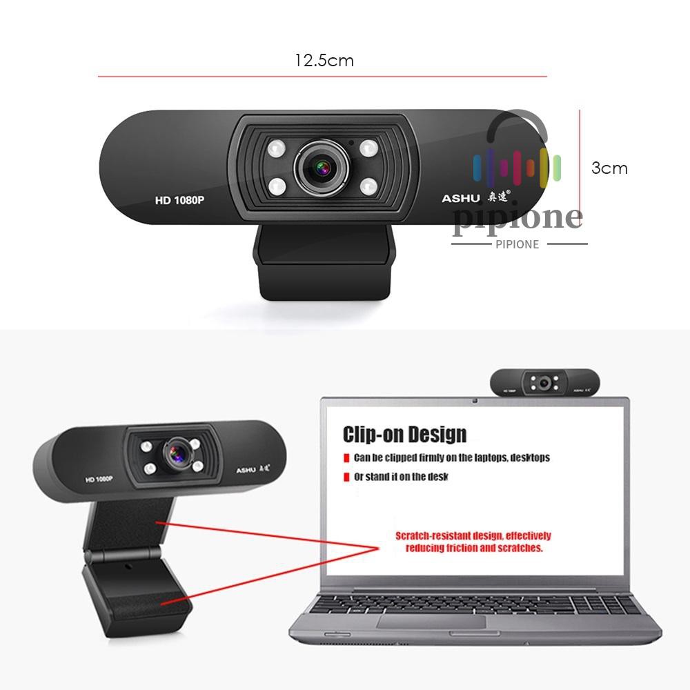 Webcam Kĩ Thuật Số Usb 2.0 Full Hd 1080p Full Hd 2.0 Megapixel Cmos Cho Máy Tính / Laptop