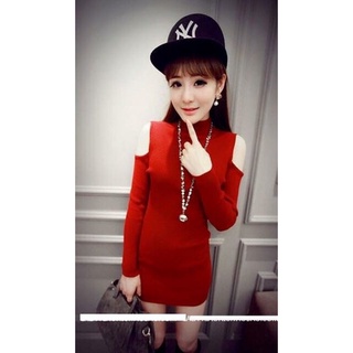 Đầm khoét vai