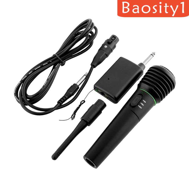 Hệ Thống Micro Cầm Tay Không Dây 2 Trong 1 Chuyên Dụng Hát Karaoke Pro Vhf