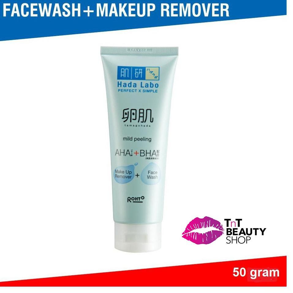 HADA LABO (Hàng Mới Về) Bộ Sản Phẩm Tẩy Trang Thành Phần Tự Nhiên An Toàn Cho Da Mặt 50g