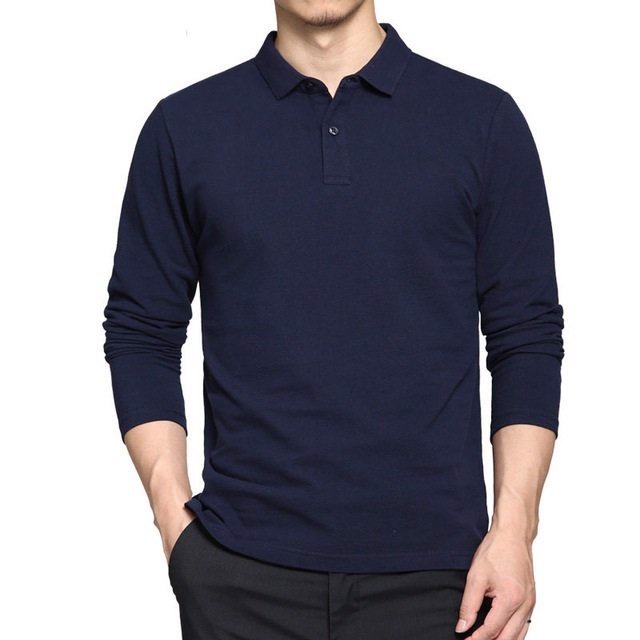 Áo Thun Nam Dài Tay Unisex. Áo thu đông trơn tay dài cổ tròn basic vải Poly 2Da N04