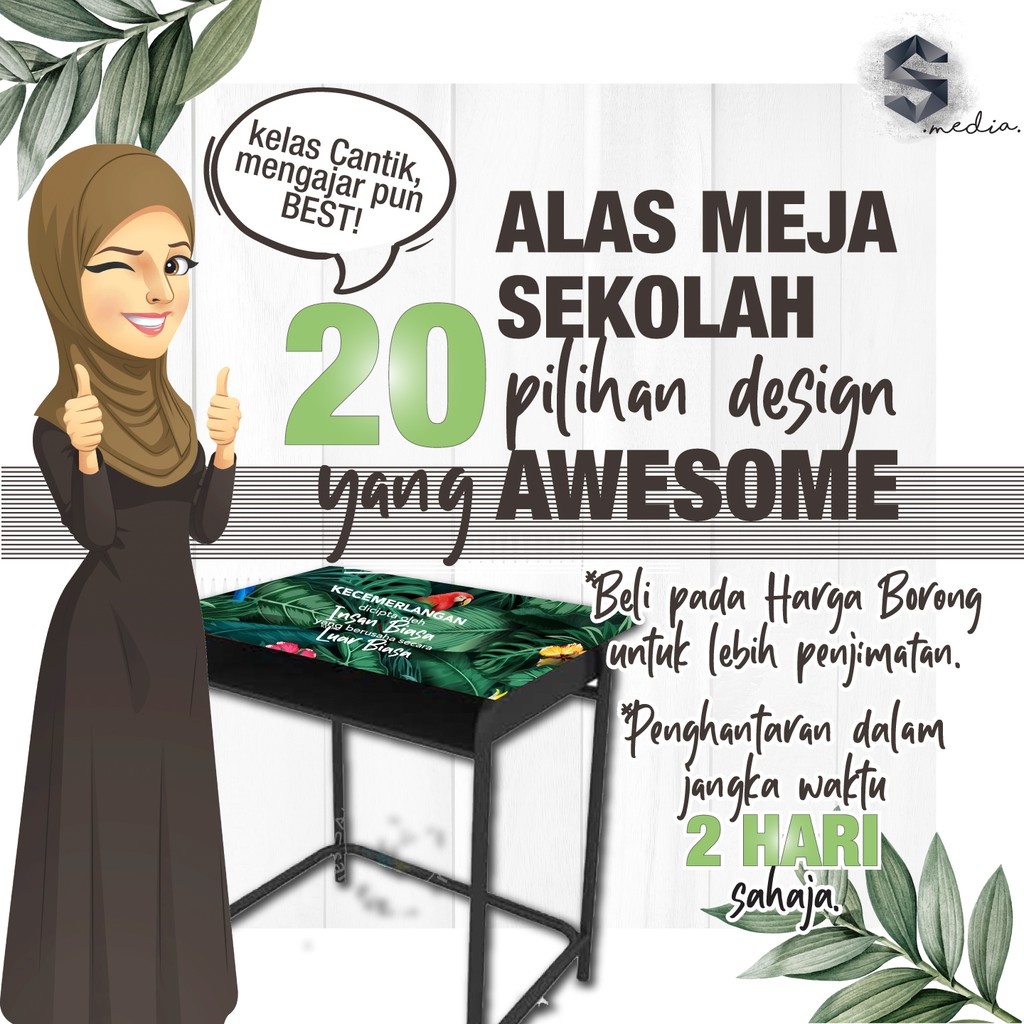 Alas Meja  Sekolah  20 Design yang AWESOME 